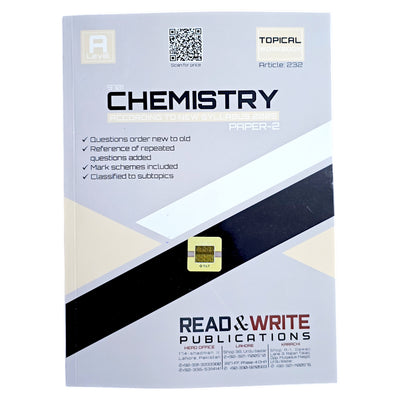 Read & Write A Levels Chemistry P-2 Topical Past Papers 232