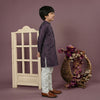Boys Cotton Purple Kurta Shalwar