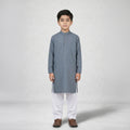 Boys Wash & Wear Z Grey Kurta Pajama