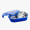 With its four side locks, it offers exceptional sealing capabilities to effectively preserve the freshness and integrity of your meal. Moreover, it features a double compartment, allowing you to conveniently pack different types of food in one container. Furthermore, this lunch box excels in its insulation properties, effectively keeping your food warm for an extended period. Additionally, it comes with built-in utensils, providing the convenience of having everything you need in one compact container.
