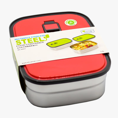 Material: Stainless Steel. This lunch box is designed with children in mind, offering versatility and practicality that make it an outstanding option! It is meticulously crafted using top-notch stainless steel, guaranteeing its strength and durability. The lunch box is equipped with a leak-proof stainless steel lid, ensuring your food remains securely stored and eliminates the risk of any spills.