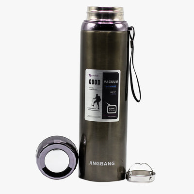 Constructed from premium-grade stainless steel, ensuring durability and long-lasting use. Double-wall insulation keeps drinks hot or cold for extended periods. BPA-free and non-toxic, providing a safe and healthy drinking experience. Leak-proof and spill-resistant design.