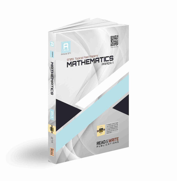 Read & Write A Levels Mathematics P-1 Topical Past Papers 271
