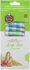 Keep Smiling Acrylic Color 12ml - 12 Pcs