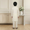 Boys Wash & Wear Off White Kurta Pajama