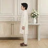 Boys Wash & Wear Off White Kurta Pajama