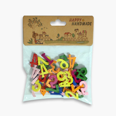 Pack of Happy Handmade Numbers