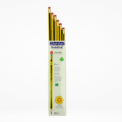 Goldfish Stylish Pencils- 6 Pcs