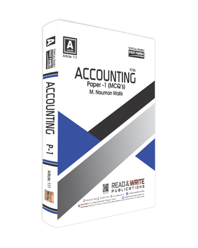 Read & Write A Levels Accounting P-1 Topical/Yearly Past Papers 111