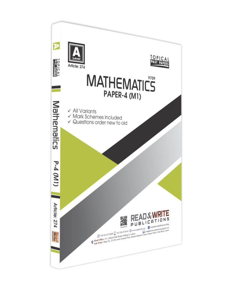 Paper With Math Writing Read & Write A Levels Mathematics P-4 Topical Past Papers 274 ...