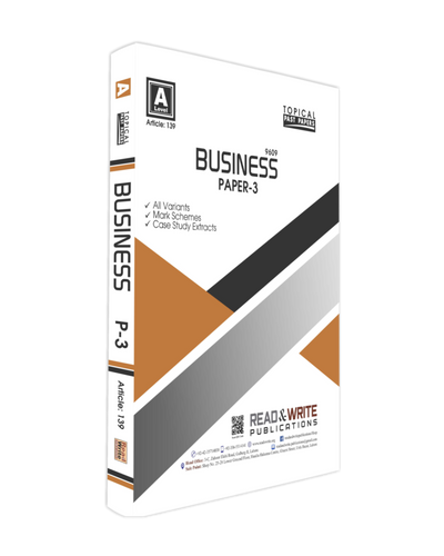 Read & Write A Levels Business P-3 Topical Past Papers 139