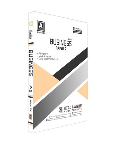 Read & Write A Levels Business P-2 Topical Past Papers 138