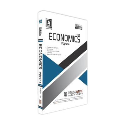 Read & Write A Levels Economics P-4 Topical Past Papers 150