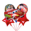 Car Theme Foil Balloon Set 5pc