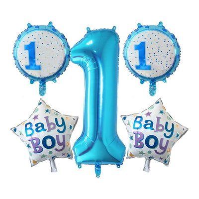 Baby Boy Foil Balloon 1st Birthday