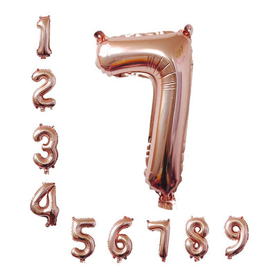 Numbers Foil Balloons