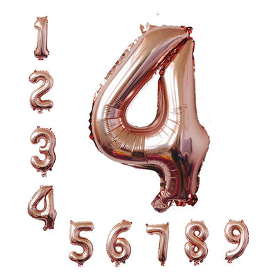 Numbers Foil Balloons