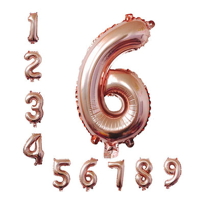 Numbers Foil Balloons
