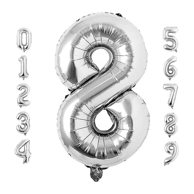 Numbers Foil Balloons
