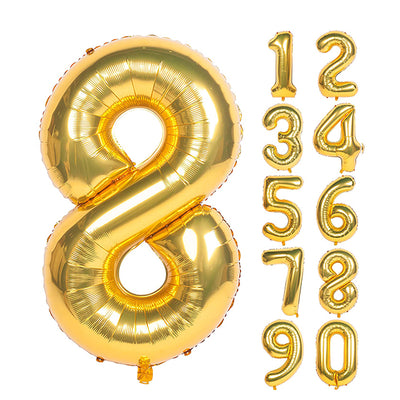 Numbers Foil Balloons