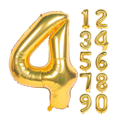 Numbers Foil Balloons