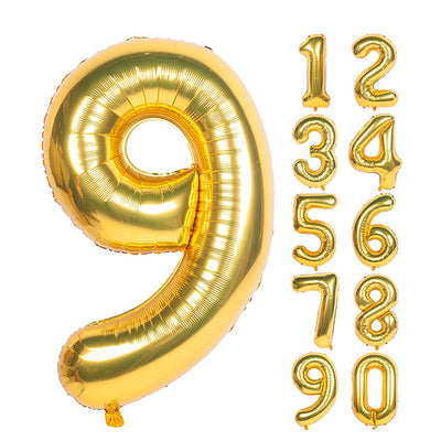 Numbers Foil Balloons