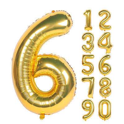 Numbers Foil Balloons