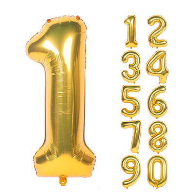 Numbers Foil Balloons