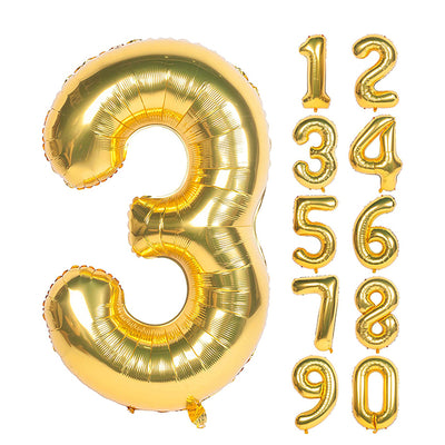 Numbers Foil Balloons
