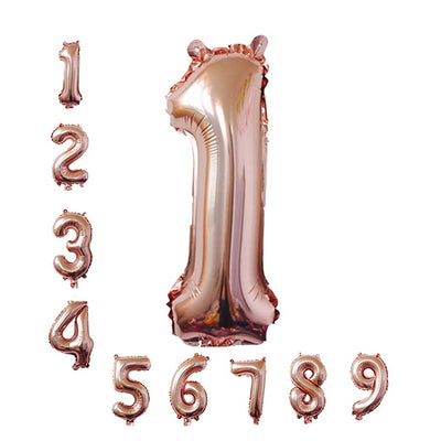 Numbers Foil Balloons