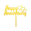 Happy Anniversary Cake Topper