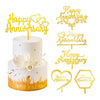 Happy Anniversary Cake Topper