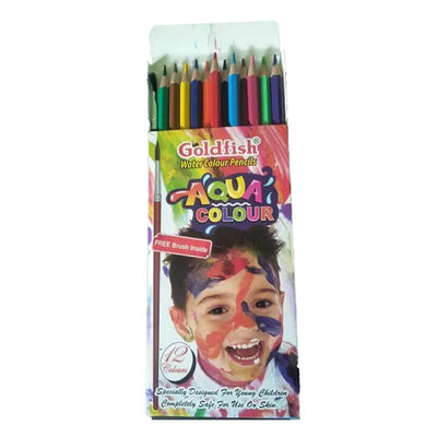 Goldfish Aqua Colour Pencils 12