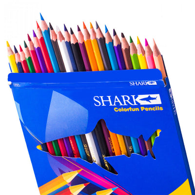 Shark Colour Pencils Set Of 24