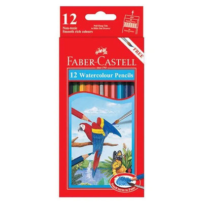 Faber Castell 12 Watercolour Pencils