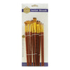 Keep Smiling Artist Brush Set Mix- 10 Pcs A 6303M