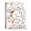 Elegant Spiral Notebook  400 pages