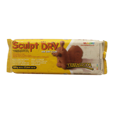 Mungyo Air Dry Clay TerracottaColour 500g