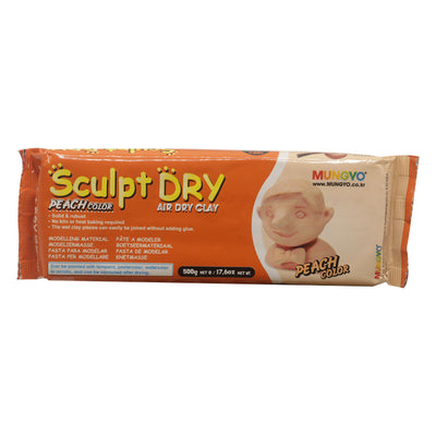 Mungyo Air Dry Clay Peach Colour 500g