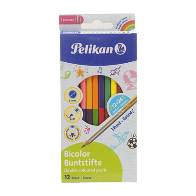 Pelikan Double Color Pencils 12pcs
