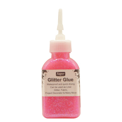 Super Glitter Glue Shocking Pink Colour