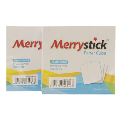 Merry Stick Paper Cube , 91mm x 87mm 300 Sheets