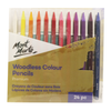 Mont Marte Woodless Colour Pencils 24 pcs