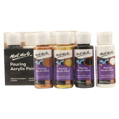 Mont Marte Pouring Acrylic Paint 60ml 4 Colours