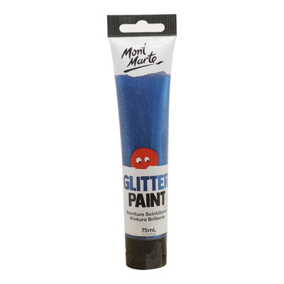 Mont Marte Glitter Paint Blue Colour 75ml