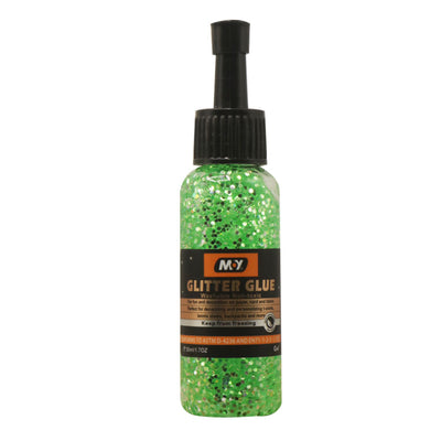 M.Y Glitter Glue 50ml- Green Color