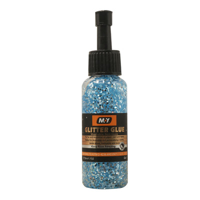 M.Y Glitter Glue 50ml- Blue Color