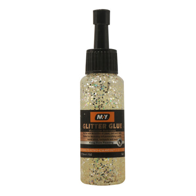 M.Y Glitter Glue 50ml- White Color