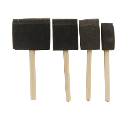 Sponge Brush Set- 4 Pcs