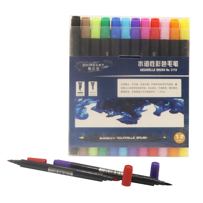 Shirecky Aquarelle Brush- 12 Colors